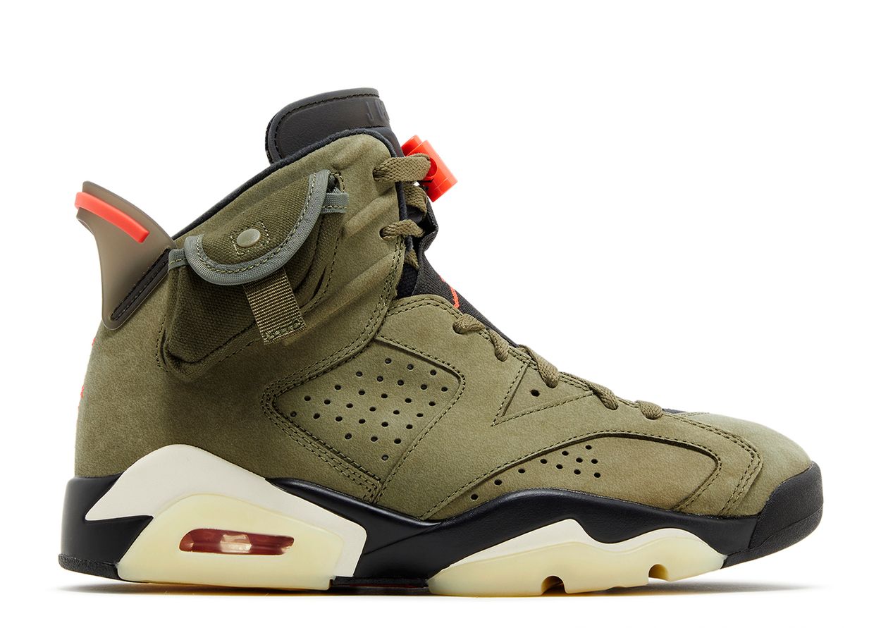 TRAVIS SCOTT X JORDAN 6 RETRO "OLIVE"